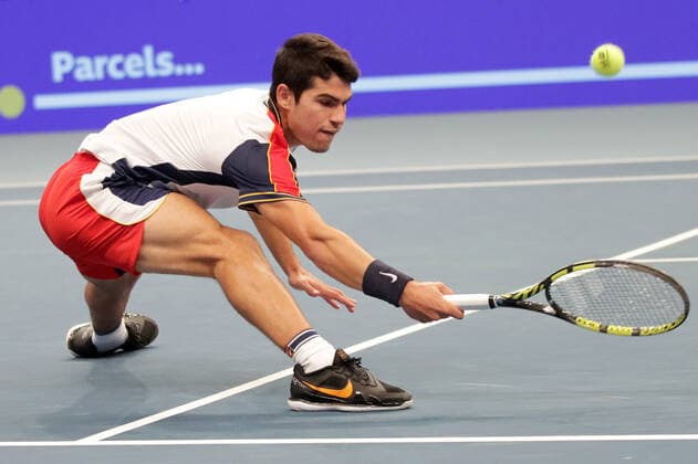 TENNIS - ATP, Tennis Herren Erste Bank Open VIENNA,AUSTRIA,29.OCT.21 - TENNIS - ATP World Tour, Erste Bank Open. Image shows Carlos Alcaraz (ESP).  GEPAxpictures xWalterxLuger