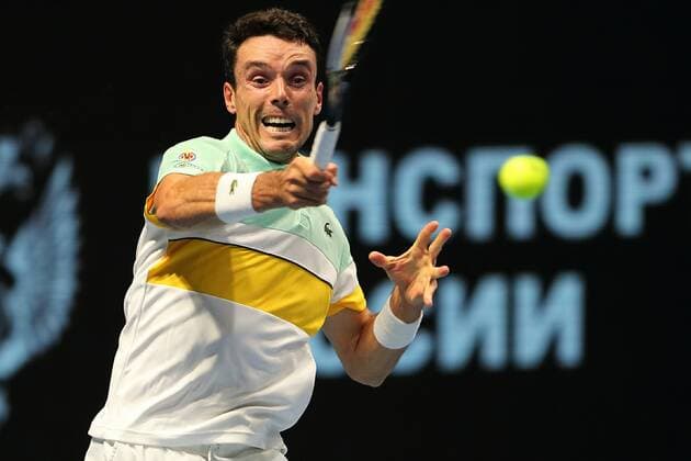 Saint Petersburg, Russia - 28 october 2021, Tennis. ATP, Tennis Herren St. Petersburg Open, Roberto Bautista Agut AlexanderxKulebyakin
