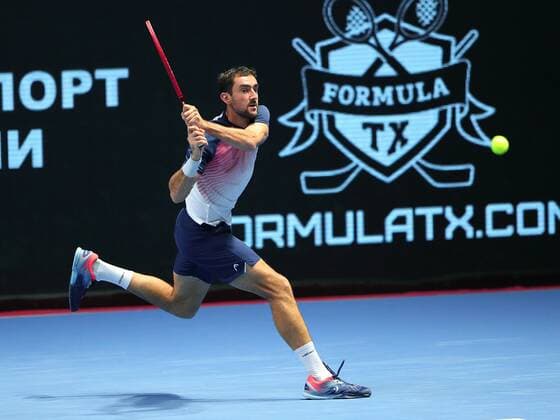 Saint Petersburg, Russia - 28 october 2021, Tennis. ATP, Tennis Herren St. Petersburg Open AlexanderxKulebyakin
