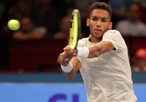TENNIS - ATP, Tennis Herren Erste Bank Open VIENNA,AUSTRIA,29.OCT.21 - TENNIS - ATP World Tour, Erste Bank Open. Image shows Felix Auger-Aliassime (CAN).  GEPAxpictures xWalterxLuger