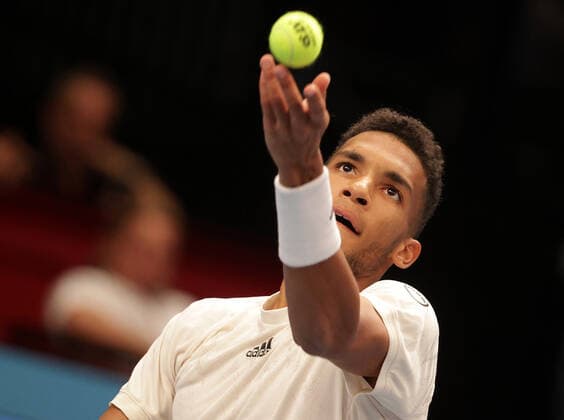 TENNIS - ATP, Tennis Herren Erste Bank Open VIENNA,AUSTRIA,29.OCT.21 - TENNIS - ATP World Tour, Erste Bank Open. Image shows Felix Auger-Aliassime (CAN).  GEPAxpictures xWalterxLuger