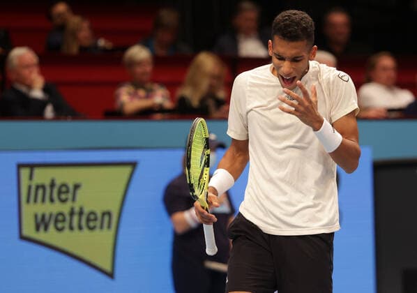 TENNIS - ATP, Tennis Herren Erste Bank Open VIENNA,AUSTRIA,29.OCT.21 - TENNIS - ATP World Tour, Erste Bank Open. Image shows Felix Auger-Aliassime (CAN).  GEPAxpictures xWalterxLuger