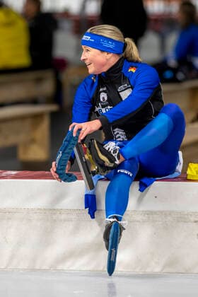 EISSCHNNELLLAUF - Claudia PECHSTEIN am 29.10.2021 während der Deutschen Meisterschaft Einzelstrecke in der Max Aicher Arena, Inzell, Deutschland - Foto: ERNST WUKITS - *** EISSCHNNELLLAUF Claudia PECHSTEIN on 29 10 2021 during the German championship single track in the Max Aicher Arena, Inzell, Germany Photo ERNST WUKITS