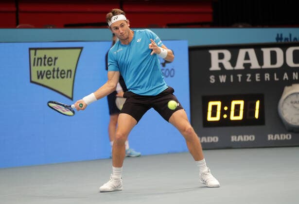 TENNIS - ATP, Tennis Herren Erste Bank Open VIENNA,AUSTRIA,29.OCT.21 - TENNIS - ATP World Tour, Erste Bank Open. Image shows Casper Ruud (NOR).  GEPAxpictures xWalterxLuger