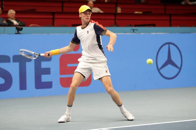 TENNIS - ATP, Tennis Herren Erste Bank Open VIENNA,AUSTRIA,29.OCT.21 - TENNIS - ATP World Tour, Erste Bank Open. Image shows Jannik Sinner (ITA).  GEPAxpictures xWalterxLuger