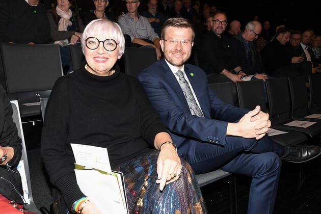 Claudia Roth+Marcus König, Nürnbergs OB Fußball Gala Deutscher Fußball-Kulturpreis 2021 Nürnberg Copyright: xZichyx Eibner-Pressefotox EP_rzy