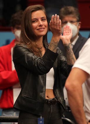 TENNIS - ATP, Tennis Herren Erste Bank Open VIENNA,AUSTRIA,30.OCT.21 - TENNIS - ATP World Tour, Erste Bank Open. Image shows Sophia Thomalla.  GEPAxpictures xWalterxLuger