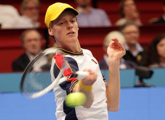 TENNIS - ATP, Tennis Herren Erste Bank Open VIENNA,AUSTRIA,30.OCT.21 - TENNIS - ATP World Tour, Erste Bank Open. Image shows Jannik Sinner (ITA).  GEPAxpictures xWalterxLuger