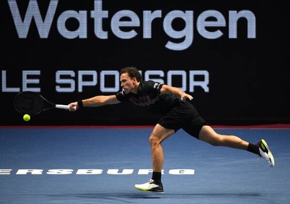 6686007 31.10.2021 Brazil s Bruno Soares competes in the men s doubles final match against Kazakhstan s Andrey Golubev and Monaco s Hugo Nys at the St. Petersburg Open international tennis tournament in St. Petersburg, Russia. Alexander Galperin Sputnik Russia Tennis St Petersburg Open  13165c7285f2fde