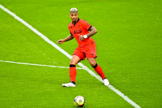 Mario Lemina (Nice) FOOTBALL : SCO Angers vs OGC Nice - Ligue1 uber eats J12 - 31 10 2021 JBAutissier Panoramic 
