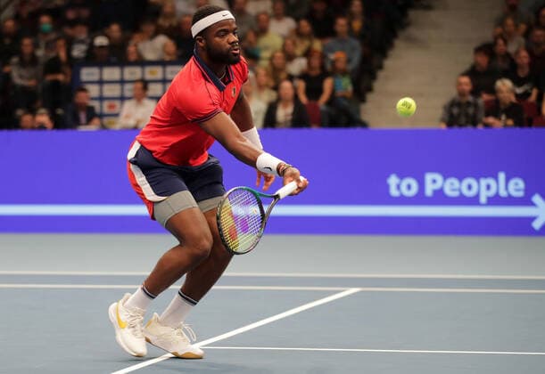 TENNIS - ATP, Tennis Herren Erste Bank Open VIENNA,AUSTRIA,31.OCT.21 - TENNIS - ATP World Tour, Erste Bank Open, final. Image shows Frances Tiafoe (USA).  GEPAxpictures xWalterxLuger