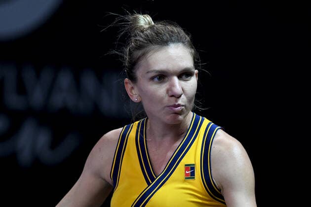 Finals day at WTA, Tennis Damen 250 Transylvania Open Tour with restrictions due to Covid 19. WTA competition taking place in BT Arena, Cluj-Napoca, Romania 31 October 2021 Portrait of Simona Halep showing dissapointment during her match in Transylvania Open Finals against Anett Kontaveit in BT Arena Cluj-Napoca 31 October 2021 Cluj-Napoca Cluj Romania Copyright: xAncaxTepeix