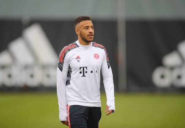 München, Deutschland 01. November 2021: Fussball, Herren, 1.Liga, Saison 2021 2022, FC Bayern München, Säbener Strasse, Trainingsgelände, Abschlusstraining Corentin Tolisso (FC Bayern München)
