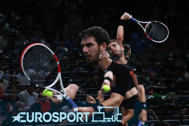 Cameron NORRIE (GBR) TENNIS : Rolex Paris Masters - Jour 1 - 01 11 2021 AurelienMorissard Panoramic 