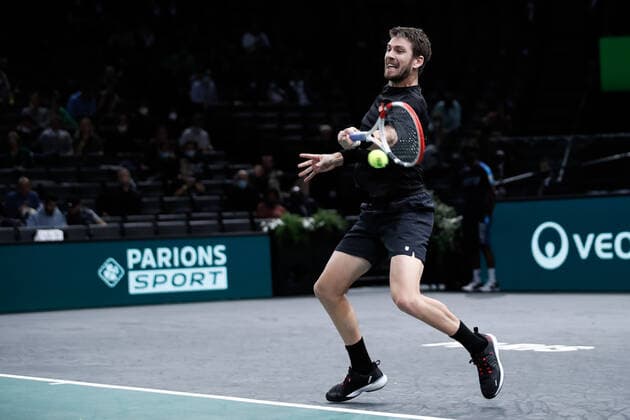Cameron NORRIE (GBR) TENNIS : Rolex Paris Masters - Jour 1 - 01 11 2021 AurelienMorissard Panoramic 