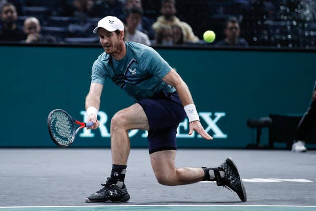 Andy MURRAY (GBR) TENNIS : Rolex Paris Masters - Jour 1 - 01 11 2021 AurelienMorissard Panoramic 