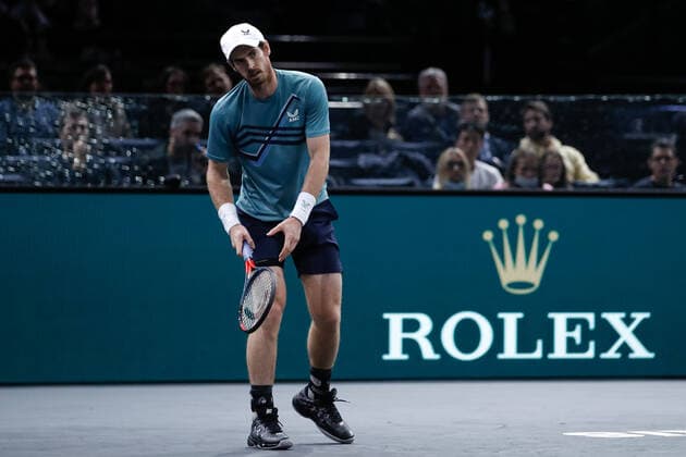 Andy MURRAY (GBR) TENNIS : Rolex Paris Masters - Jour 1 - 01 11 2021 AurelienMorissard Panoramic 