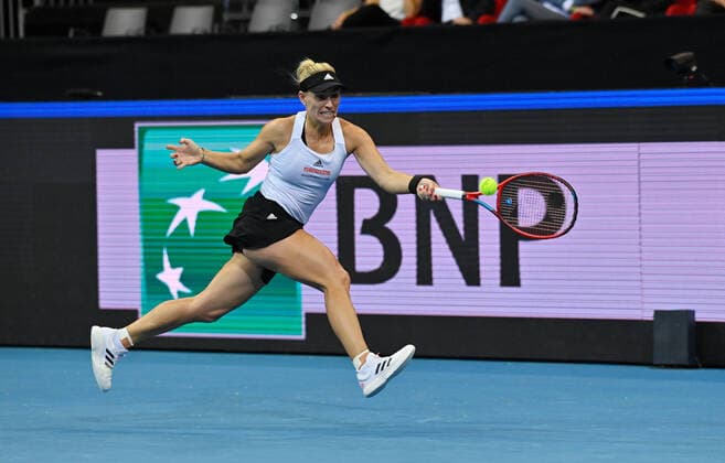2021 Billie Jean King Cup Finals Czech Republik vs Germany 2 Match Barbora Krejcikova (CZE) vs Angelique Kerber (GER Angelique Kerber (GER