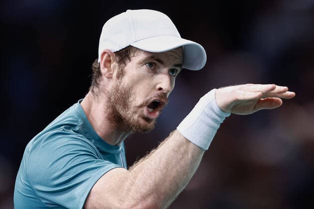 Andy MURRAY (GBR) TENNIS : Rolex Paris Masters - Jour 1 - 01 11 2021 AurelienMorissard Panoramic 
