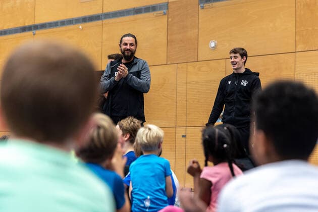 Gianni Otto (Tigers Tuebingen, 10) besucht das Herbstcamp der Tigers Tuebingen in der Uhlandhalle. Tuebingen, Herbstcamp der Tigers Tuebingen, 02.11.2021 Tuebingen Copyright: xDennisxDuddek xEibnerxPressefotox EP_DDK
