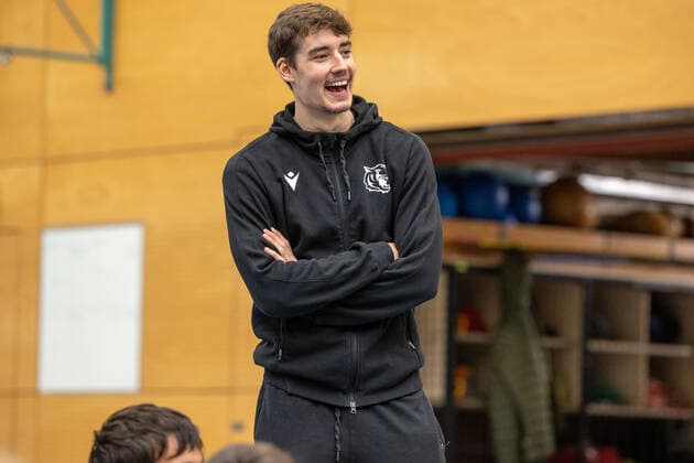 Gianni Otto (Tigers Tuebingen, 10) besucht das Herbstcamp der Tigers Tuebingen in der Uhlandhalle. Tuebingen, Herbstcamp der Tigers Tuebingen, 02.11.2021 Tuebingen Copyright: xDennisxDuddek xEibnerxPressefotox EP_DDK