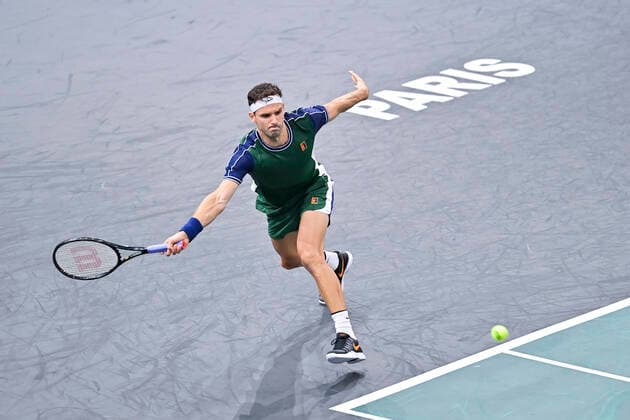 Grigor Dimitrov (Bul) TENNIS : Rolex Paris Masters 2021 - Paris - 02 11 2021 JBAutissier Panoramic 