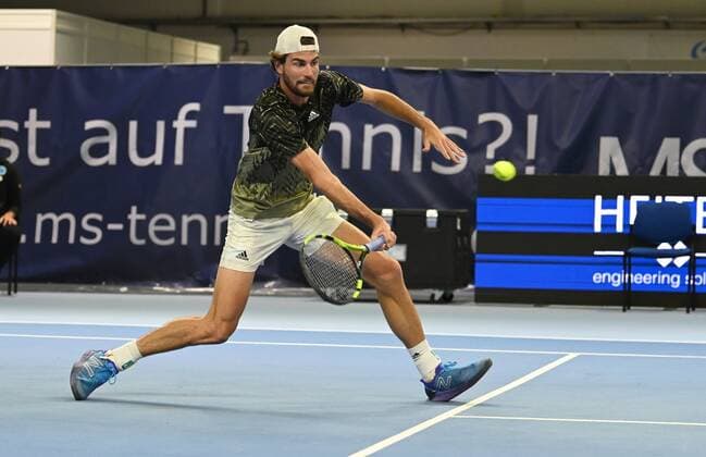 02.11.2021 - Tennis - ATP, Tennis Herren Challenger Tour - Challenger Eckental - Int. Deutsche Tennis-Hallenmeisterschaften - 1. Runde - - Maxime Cressy ( USA )
