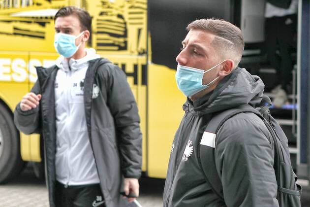 ARNHEM-LONDON - 03-11-2021, Vittese during their trip to England Vitesse Player Maximilian Wittek Vittese journey to England  x14181253x Copyright: