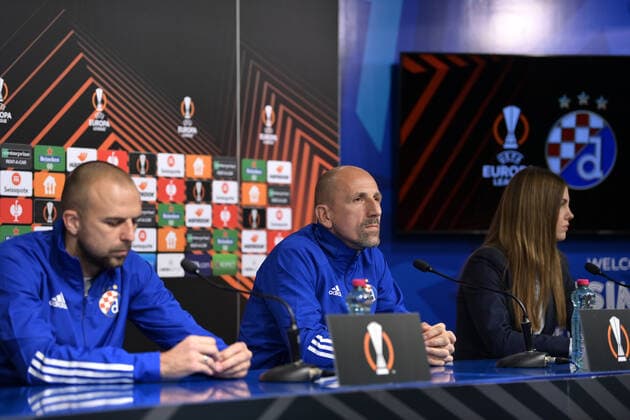 UEFA Europa League - Dinamo Zagreb press Head coach of Dinamo Zagreb Damir Krznar speaks on a press conference, PK, Pressekonferenz at Maksimir Stadium ahead of UEFA Europa league match between Dinamo Zagreb and Rapid Wien, in Zagreb, Croatia on November 3, 2021. IgorxSoban PIXSELL