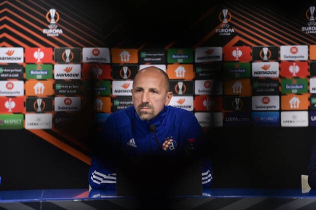 UEFA Europa League - Dinamo Zagreb press Head coach of Dinamo Zagreb Damir Krznar speaks on a press conference, PK, Pressekonferenz at Maksimir Stadium ahead of UEFA Europa league match between Dinamo Zagreb and Rapid Wien, in Zagreb, Croatia on November 3, 2021. IgorxSoban PIXSELL