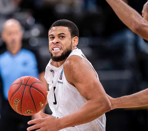 Ray Michael McCallum Jr. (Towers) 7days Euro Cup, Basketball Saison 2021 2022, 03. Spiel 02.11.21, Hamburg, Hamburg Towers vs. Morabanc Andorra, Â