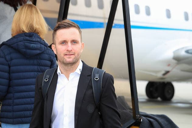 SOCCER - UEFA EL, Sociedad vs Sturm SAN SEBASTIAN,SPAIN,03.NOV.21 - SOCCER - UEFA Europa League, group stage, Real Sociedad vs SK Sturm Graz, preview, press conference, PK, Pressekonferenz Sturm. Image shows Jakob Jantscher (Sturm).  GEPAxpictures xMarioxBuehner