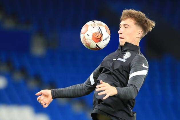 SOCCER - UEFA EL, Sociedad vs Sturm SAN SEBASTIAN,SPAIN,03.NOV.21 - SOCCER - UEFA Europa League, group stage, Real Sociedad vs SK Sturm Graz, preview, training Sturm. Image shows David Affengruber (Sturm).  GEPAxpictures xMarioxBuehner