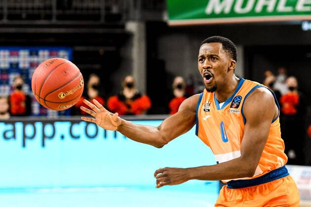 GER, EuroCup, ratiopharm ulm vs Umana Reyer Venedig 03.11.2021, ratiopharm arena, Neu-Ulm, GER, EuroCup, ratiopharm ulm vs Umana Reyer Venedig, im Bild Semaj Christon (Ulm, 0)