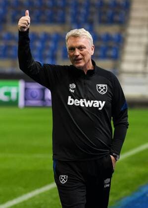 Mandatory Credit: Photo by Simon Dael Shutterstock (12587229r) David Moyes manager of West Ham United Genk v West Ham United, UEFA Europa League Group H, Football Cegeka Arena, Genk, Belgium - 04 Nov 2021 Genk v West Ham United, UEFA Europa League Group H, Football Cegeka Arena, Genk, Belgium - 04 Nov 2021  Copyright: xSimonxDael Shutterstockx 12587229r