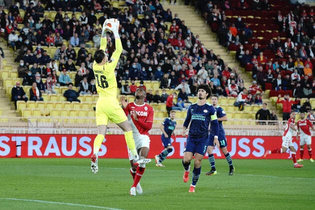 Joel drommel (PSV Eindhoven) FOOTBALL : AS Monaco vs PSV Eindhoven - League Europa - Monaco - 04 11 2021 NorbertScanella Panoramic 