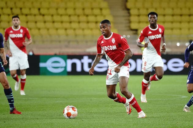Jean Lucas (AS Monaco) FOOTBALL : AS Monaco vs PSV Eindhoven - League Europa - Monaco - 04 11 2021 NorbertScanella Panoramic 