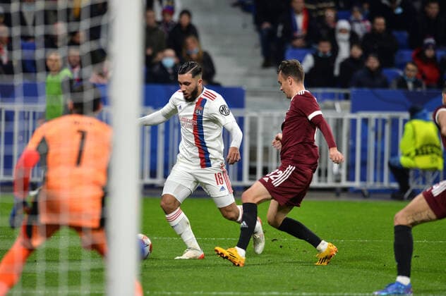 Rayan Cherki (lyon) FOOTBALL : Olympique Lyonnais vs Sparta Prague - Ligue Europa - 04 11 2021 FredericChambert Panoramic 