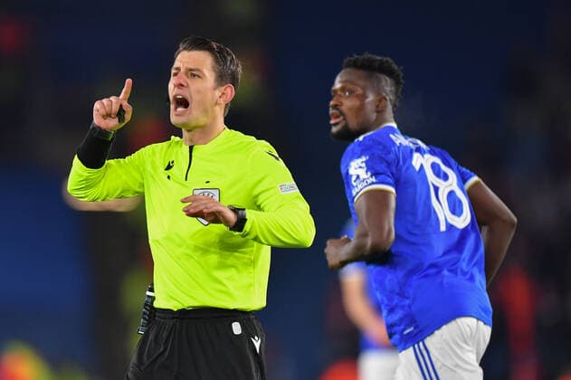 Football - 2021 2022 UEFA Europa League - Group C - Round Four - Leicester City vs Spartak Moscow - King Power Stadium - Thursday 4th November 2021 Referee Halil Umut Meler (TUR). COLORSPORT Ashley Western 