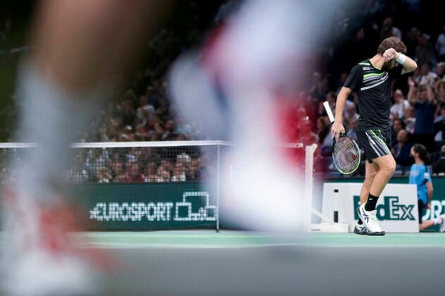 Hugo Gaston (Fra) TENNIS : Rolex Paris Masters J4 - Paris - 04 11 2021 JBAutissier Panoramic 