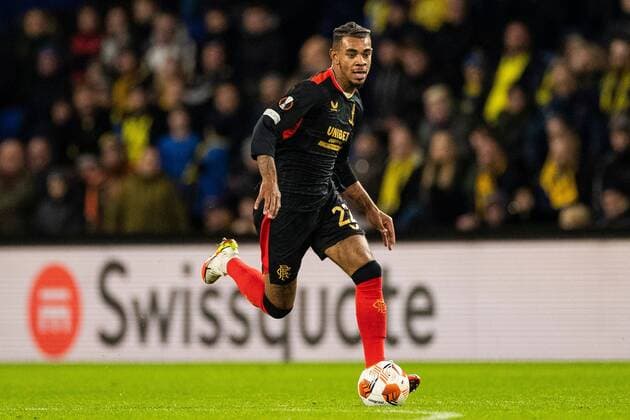Mandatory Credit: Photo by Kirk O Rourke Shutterstock (12587237cw) Juninho Bacuna of Rangers during the Europa League match at Brøndby Stadium, Copenhagen. Brondby v Rangers, UEFA Europa League Group A, Football, Brondy Stadium, Brondbyvester, Denmark - 04 Nov 2021 Brondby v Rangers, UEFA Europa League Group A, Football, Brondy Stadium, Brondbyvester, Denmark - 04 Nov 2021 Copyright: xKirkxO Rourke Shutterstockx 12587237cw