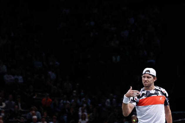James DUCKWORTH (AUS) TENNIS : Rolex Paris Masters - Quart de finale - 05 11 2021 AurelienMorissard Panoramic 