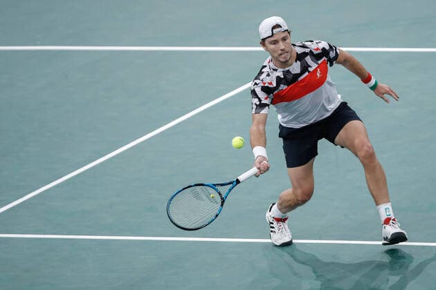 James DUCKWORTH (AUS) TENNIS : Rolex Paris Masters - Quart de finale - 05 11 2021 AurelienMorissard Panoramic 