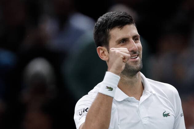 Novak DJOKOVIC (SRB) TENNIS : Rolex Paris Masters - Quart de finale - 05 11 2021 AurelienMorissard Panoramic 