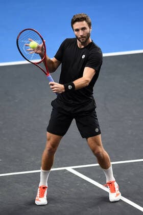 IPP20211105 Tennis: ATP, Tennis Herren Challenger Tour, Internazionali di Bergamo 2021, Liam Broady (Gbr) (Verwendung nur in Deutschland - GERMANY ONLY) *** IPP20211105 Tennis ATP Challenger Tour, Internazionali di Bergamo 2021, Liam Broady Gbr Use only in Germany GERMANY ONLY 