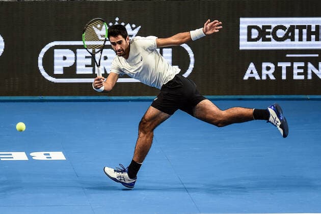 IPP20211105 Tennis: ATP, Tennis Herren Challenger Tour, Internazionali di Bergamo 2021, Cem Ilkel (Tur) (Verwendung nur in Deutschland - GERMANY ONLY) *** IPP20211105 Tennis ATP Challenger Tour, Internazionali di Bergamo 2021, Cem Ilkel Tur use only in Germany GERMANY ONLY 