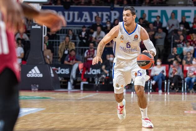 Alberto Abalde Diaz 6 (Real Madrid), FC Bayern Basketball vs. Real Madrid, Euroleague, 05.11.2021 Muenchen Bayern Deutschland