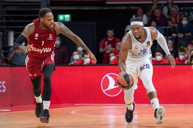 Thomas Deshaun 1 (FC Bayern), !M28!, FC Bayern Basketball vs. Real Madrid, Euroleague, 05.11.2021 Muenchen Bayern Deutschland