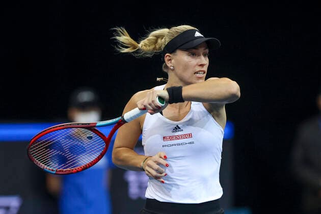 Billie Jean King Cup 2021 Finals, O2 Arena, Prag, Team Germany, Angelique Kerber Tennis - Billie Jean King Cup 2021 Finals - ITF Davis Cup - O2-Arena - Prague - - Czech Republic - 1 November 2021. Copyright: xJuergenxHasenkopfx