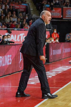 Pablo Laso (Real Madrid, Chef-Trainer), FC Bayern Muenchen gegen Real Madrid, Basketball, Euroleague, 8. Spieltag, Saison 2021 2022, 05.11.2021. FC Bayern Muenchen gegen Real Madrid, Basketball, Euroleague, 8. Spieltag, Saison 2021 2022, 05.11.2021 Muenchen Copyright: xEibnerxPressefoto HeikexFeinerx EP_HFR